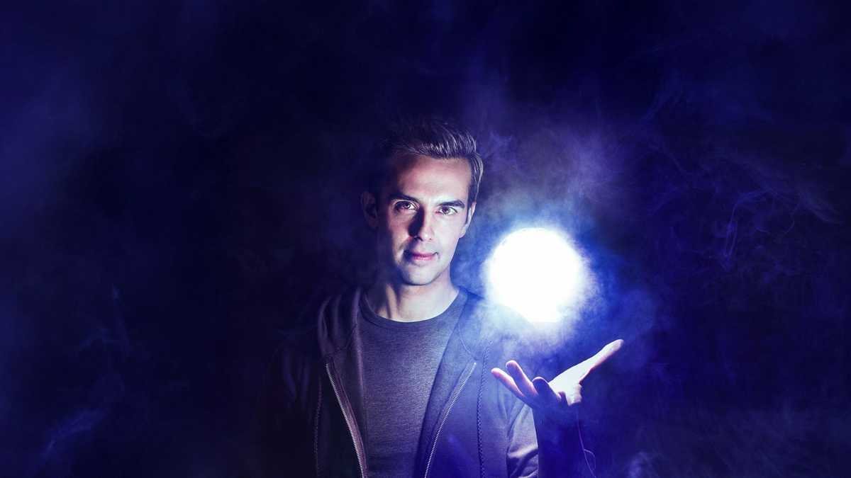 Michael Carbonaro, in a promo photo for Wonderboy