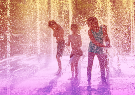 Splashpad at City Springs District 