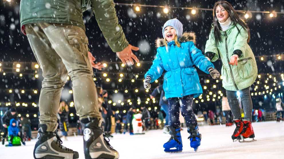 Family Ice Skating 