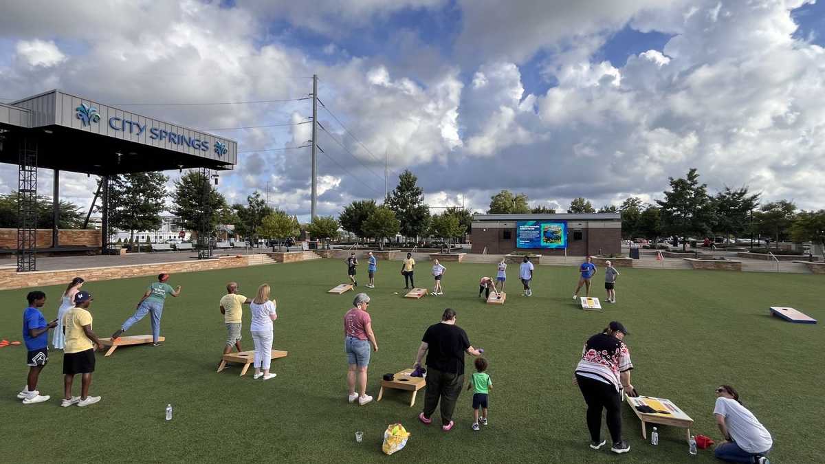 Cornhole ATL on City Green 