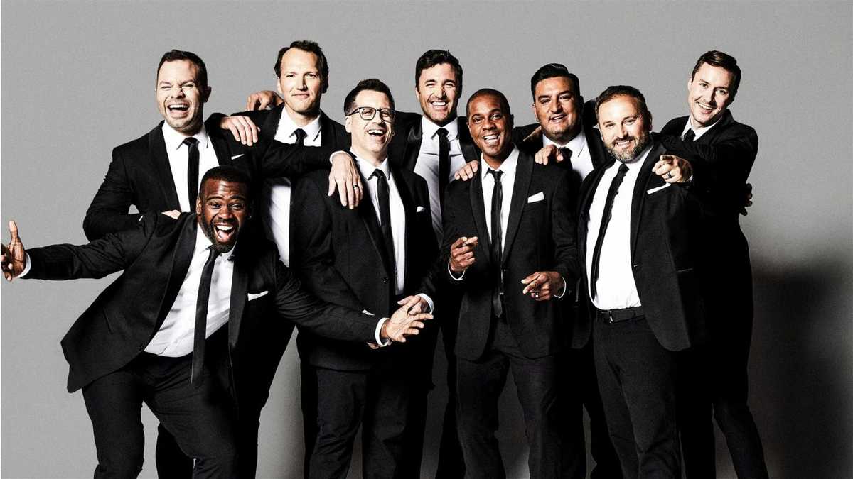 Photo of members of Straight No Chaser: Holiday Road Tour