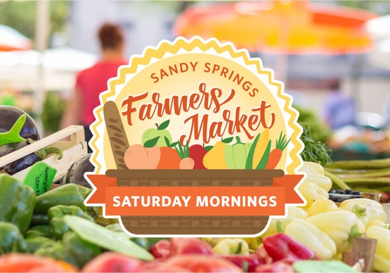 Farmers Market emblem in front produce 