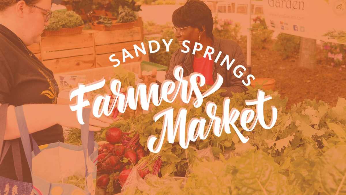Farmers Market emblem in front produce 