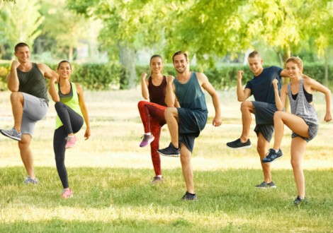 People working out 